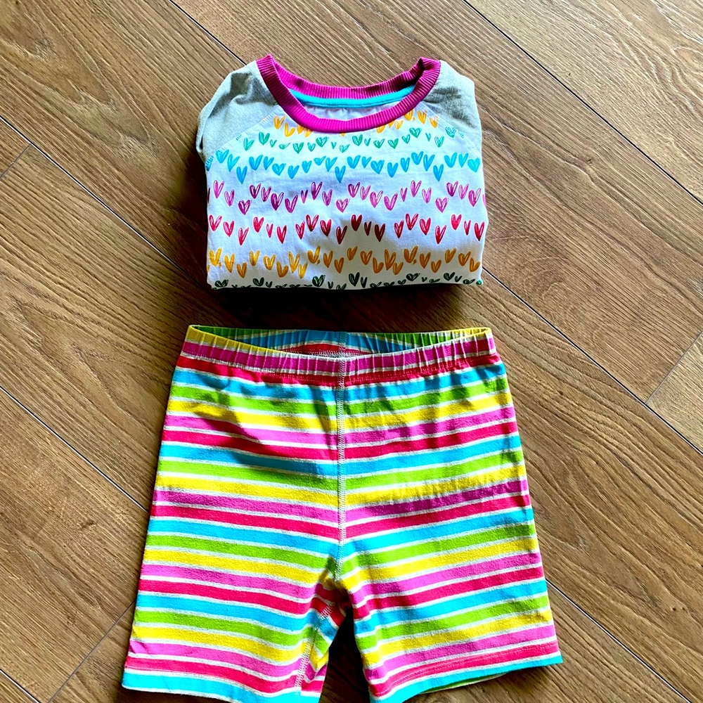 MIGHTLY Organic Girl’s Shirt and Short bundle Size 12